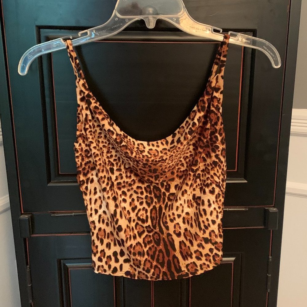 Forever 21 Leopard print tank - size Small